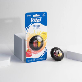 Освежитель воздуха Vitol Fresh Clips на обдув Strawberry+Lemon
