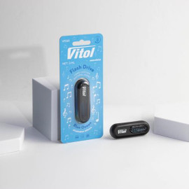 Освежитель воздуха Vitol Flash Drive на обдув Blue Ocean