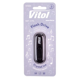 Освежитель воздуха Vitol Flash Drive на обдув Crystal Ice