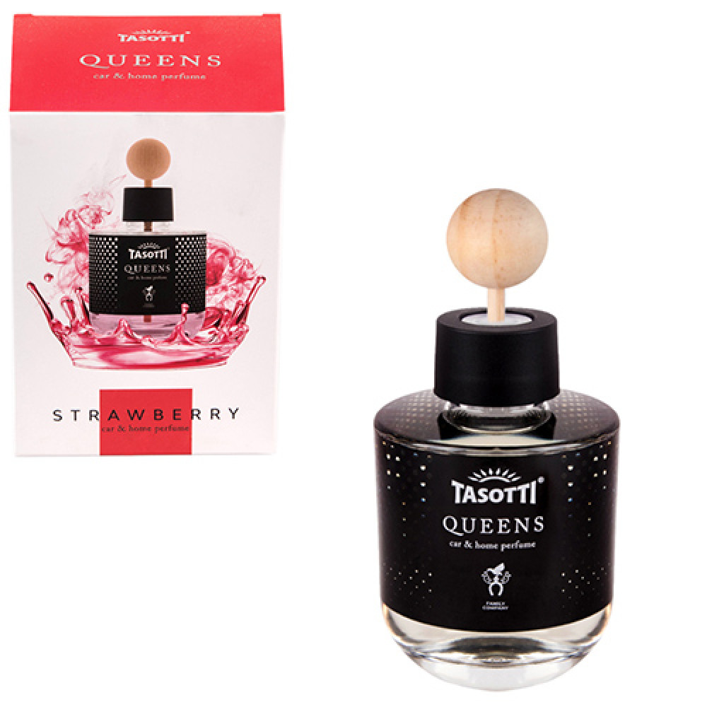 Ароматизатор жидкий для дома/офиса Tasotti "Car&Home" QUEENS 100ml Strawberry