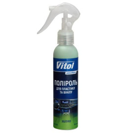 Полироль для пластика и винила VITOL 150 мл Яблоко