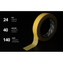 Alloid Pro. Лента малярная 24мм х 40м, 140мкм