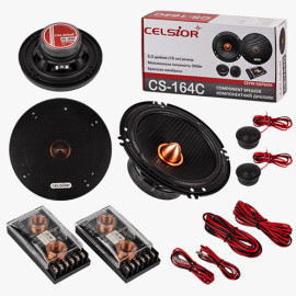 Celsior CS-164C компонентные динамики.  6,5” (16,5см)