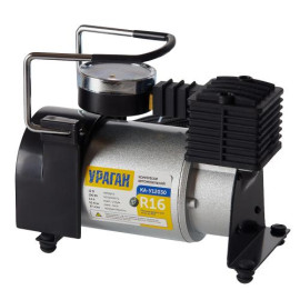 Компрессор "Ураган" KA-У12030 150psi/14Amp/37л/прикур.+переходник