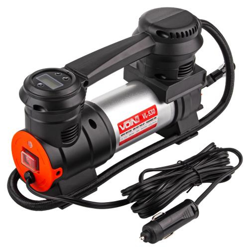 Компрессор  "VOIN" VL-530 150psi/15A/40л/Автостоп/прикур./фонарь