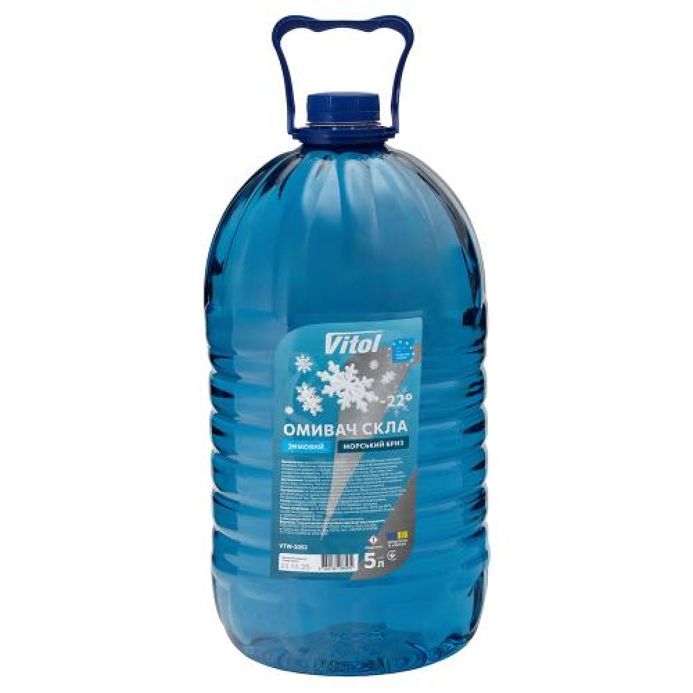 Омыватель стекол зимний VITOL "-22" 5л Морской бриз