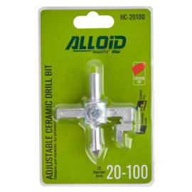 Alloid. Сверло для керамики, регулируемое 20-100мм