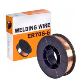 Проволока сварочная омедненная/полированная  0,8 мм 3.8  кг Welding Wire (4 кг с катушкой)