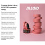 Alloid Pro. Лента малярная деликатная, рисовая, розовая 24мм х 40м, 100мкм