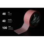 Alloid Pro. Лента малярная деликатная, рисовая, розовая 48мм х 40м, 100мкм