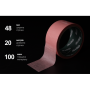 Alloid Pro. Лента малярная деликатная, рисовая, розовая 48мм х 20м, 100мкм