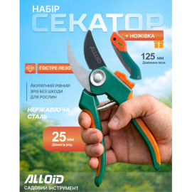 Alloid. Набор секатор + ножовка садовая