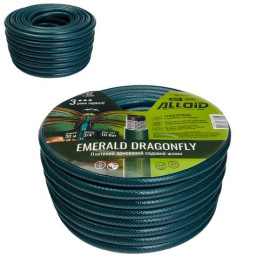 Alloid Base. Шланг армированный 3-х слойный, "Emerald Dragonfly" 3/4" 30м