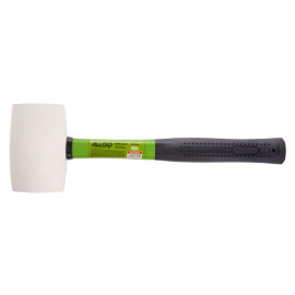 Alloid. Киянка резиновая 450г, белая с ручкой из фибергласа