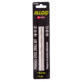 Alloid Pro. Сверло по металлу кобальтовое  9,0мм Р6М5К5