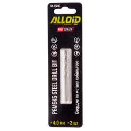 Alloid Pro. Сверло по металлу кобальтовое  4,0мм Р6М5К5, 2шт