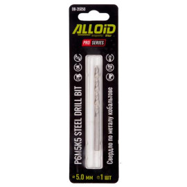 Alloid Pro. Сверло по металлу кобальтовое  5,0мм Р6М5К5