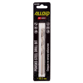 Alloid Pro. Сверло по металлу кобальтовое 10,5мм Р6М5К5