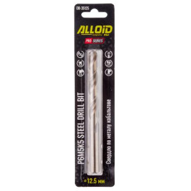 Alloid Pro. Сверло по металлу кобальтовое 12,5мм Р6М5К5