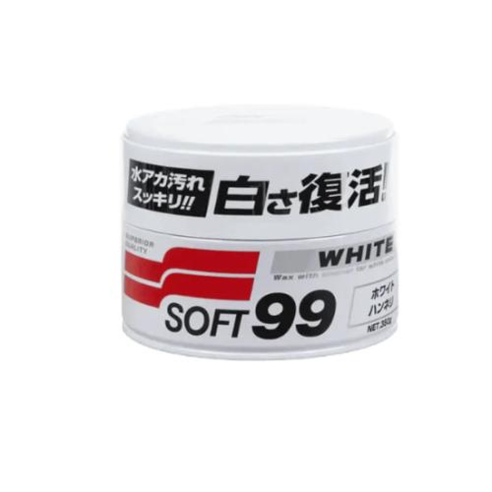 Мягкий воск для белых авто SOFT99 White Super Wax 350г