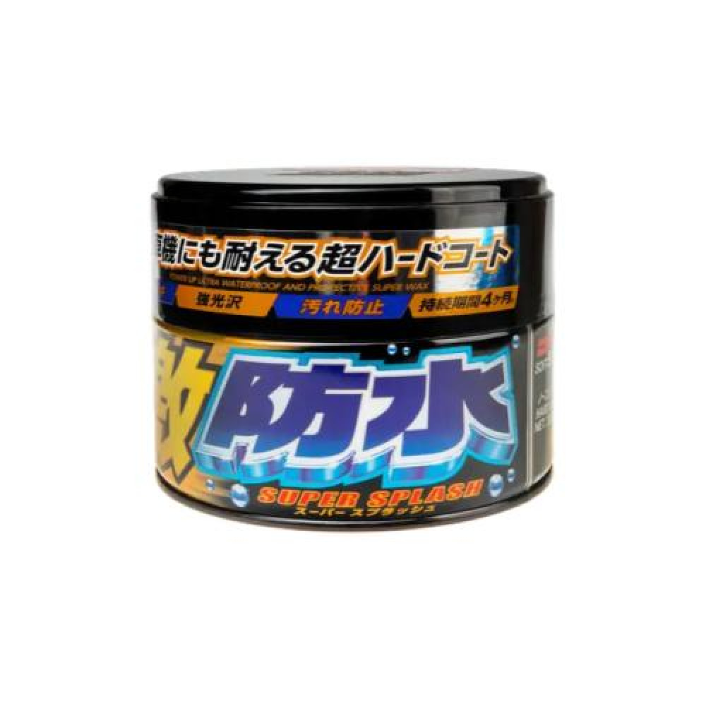 Твёрдый воск для тёмных авто SOFT99 Water Block Wax Black