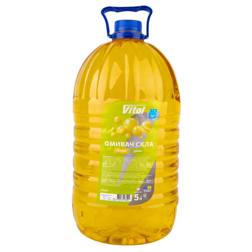 Омыватель стекол летний VITOL 5л Дыня