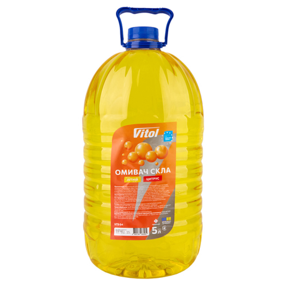Омыватель стекол летний VITOL 5л Цитрус