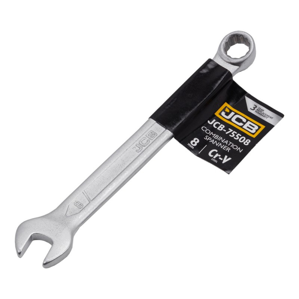 Ключ ріжково-накидний 8 мм JCB Tools JCB-75508