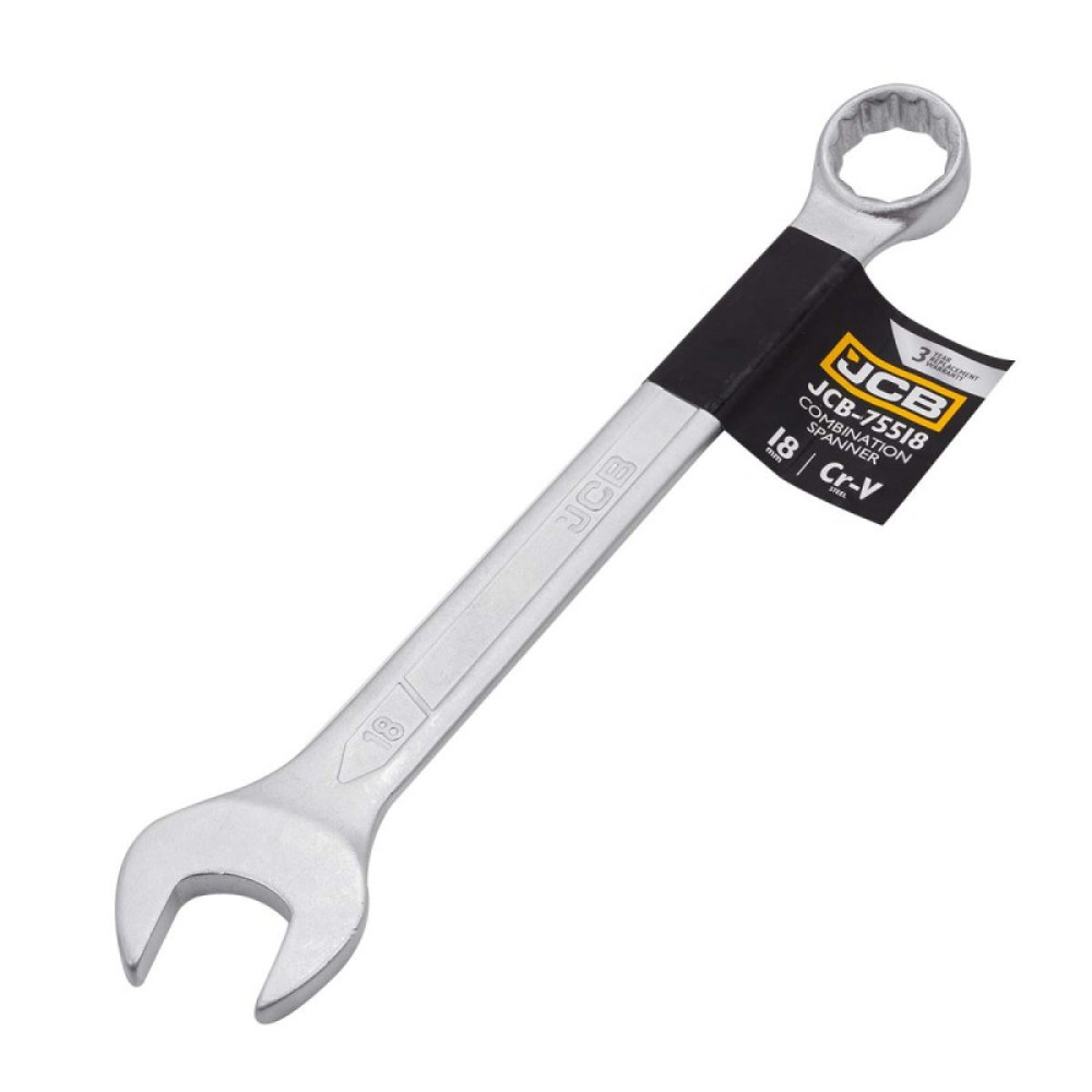Ключ ріжково-накидний 18 мм JCB Tools JCB-75518