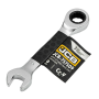 Ключ гайковий короткий з тріскачкою 9 мм JCB Tools JCB-757S09