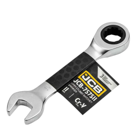 Ключ гайковий короткий з тріскачкою 11 мм JCB Tools JCB-757S11
