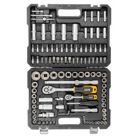 Набір інструментів 108 пр. 1/4", 1/2" ( 6-гр.) JCB Tools JCB-41082-5