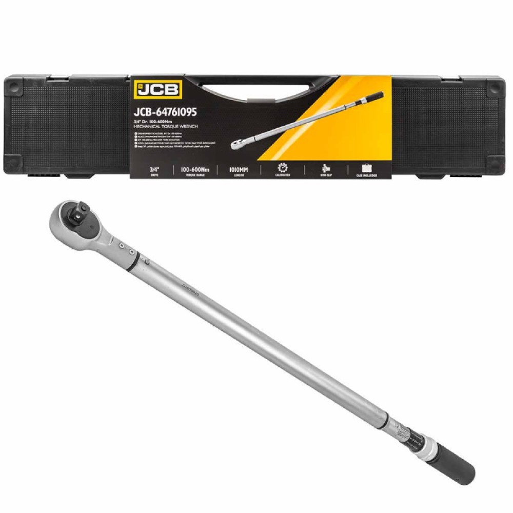 Динамометричний ключ 3/4" (100-600 Нм) JCB Tools JCB-64761095