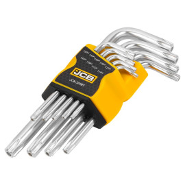 Haбіp Г-подіб. ключів з отвором TORX 9 пр. (T10H-T50H) JCB Tools JCB-5098T