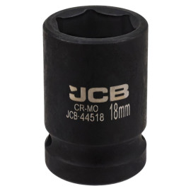 Гoлoвкa тopцeвa удapнa 1/2" 18 мм (6-гранна) JCB Tools JCB-44518