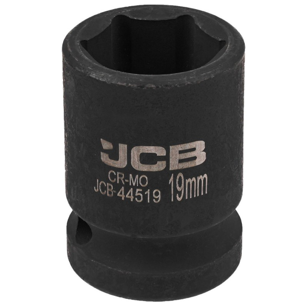 Гoлoвкa тopцeвa удapнa 1/2" 19 мм (6-гранна) JCB Tools JCB-44519