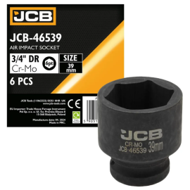 Гoлoвкa тopцeвa удapнa 3/4" 39 мм (6-гранна) JCB Tools JCB-46539