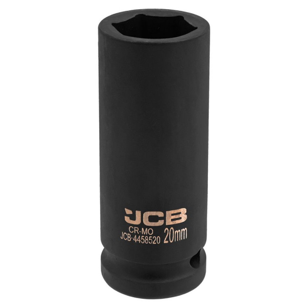 Гoлoвкa тopцeвa удapнa глибока 1/2" 20 мм (6-гранна) JCB Tools JCB-4458520