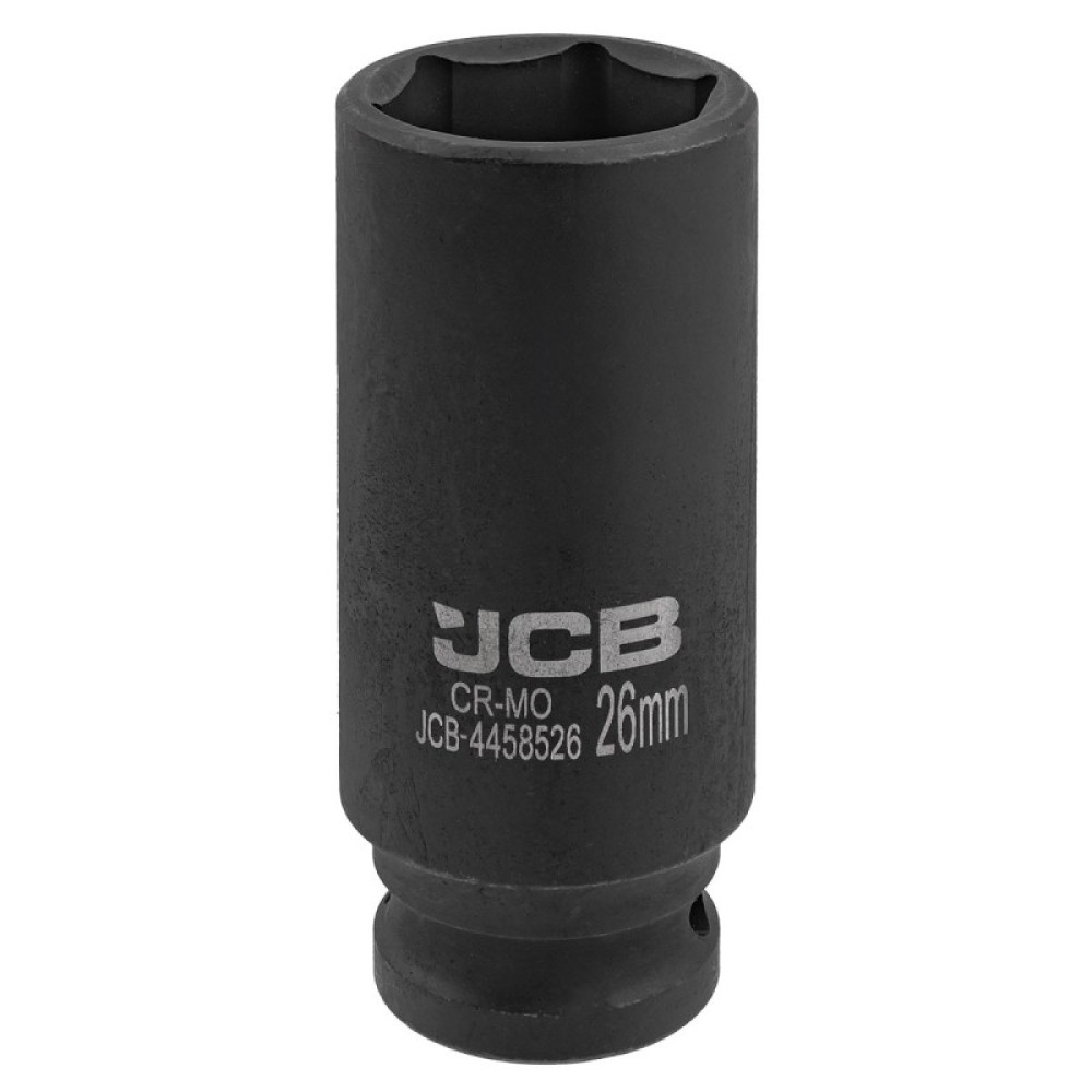 Гoлoвкa тopцeвa удapнa глибока 1/2" 26 мм (6-гранна) JCB Tools JCB-4458526