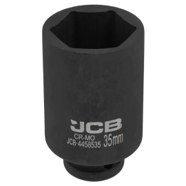 Гoлoвкa тopцeвa удapнa глибока 1/2" 35 мм (6-гранна) JCB Tools JCB-4458535