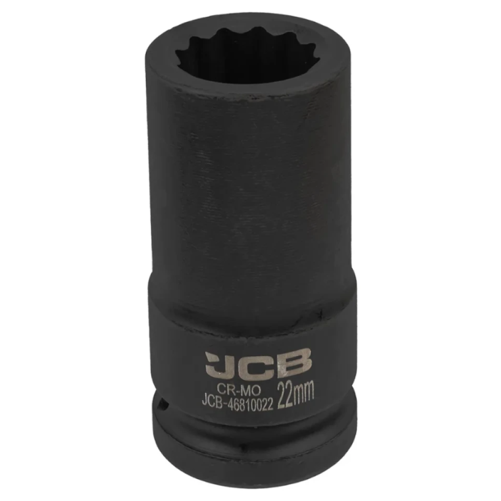 Гoлoвкa тopцeвa удapнa глибока 3/4" 22 мм (12-гранна) JCB Tools JCB-46810022