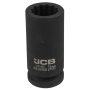 Гoлoвкa тopцeвa удapнa глибока 3/4" 24 мм (12-гранна) JCB Tools JCB-46810024