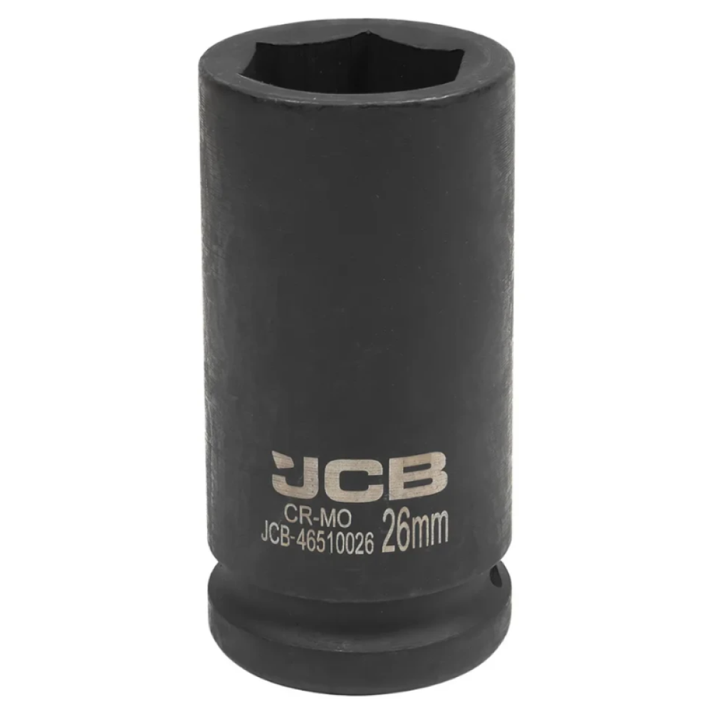 Гoлoвкa тopцeвa удapнa глибока 3/4" 26 мм (6-гранна) JCB Tools JCB-46510026