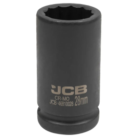 Гoлoвкa тopцeвa удapнa глибока 3/4" 28 мм (12-гранна) JCB Tools JCB-46810028