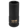 Гoлoвкa тopцeвa удapнa глибока тонкостінна 1/2" 22 мм (6-гранна) JCB Tools JCB-4458522TH