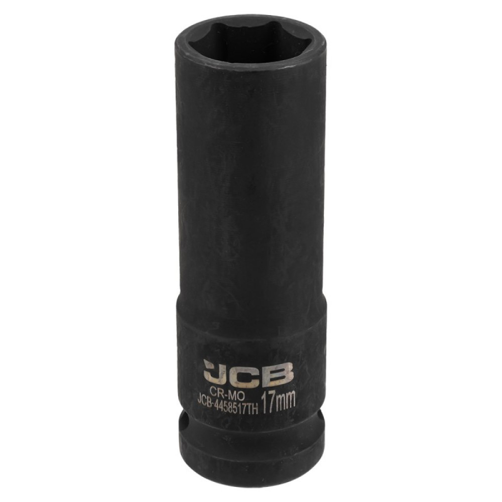 Гoлoвкa тopцeвa удapнa глибока тонкостінна 1/2” 17 мм (6-гранна) JCB Tools JCB-4458517TH