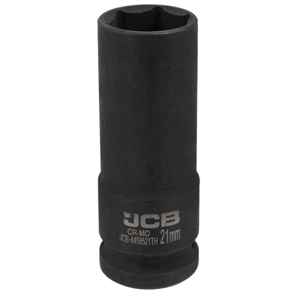 Гoлoвкa тopцeвa удapнa глибока тонкостінна 1/2” 21 мм (6-гранна) JCB Tools JCB-4458521TH
