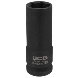 Гoлoвкa тopцeвa удapнa глибока тонкостінна 1/2” 21 мм (6-гранна) JCB Tools JCB-4458521TH