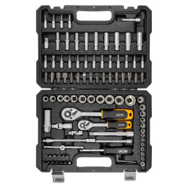 Набір інструментів 94 пр. 1/4", 3/8" (6-гр.) (4-22 мм) JCB Tools JCB-4941-5DS