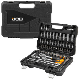 Набір інструментів 94 пр. 1/4", 3/8" (6-гр.) (4-22 мм) JCB Tools JCB-4941-5DS